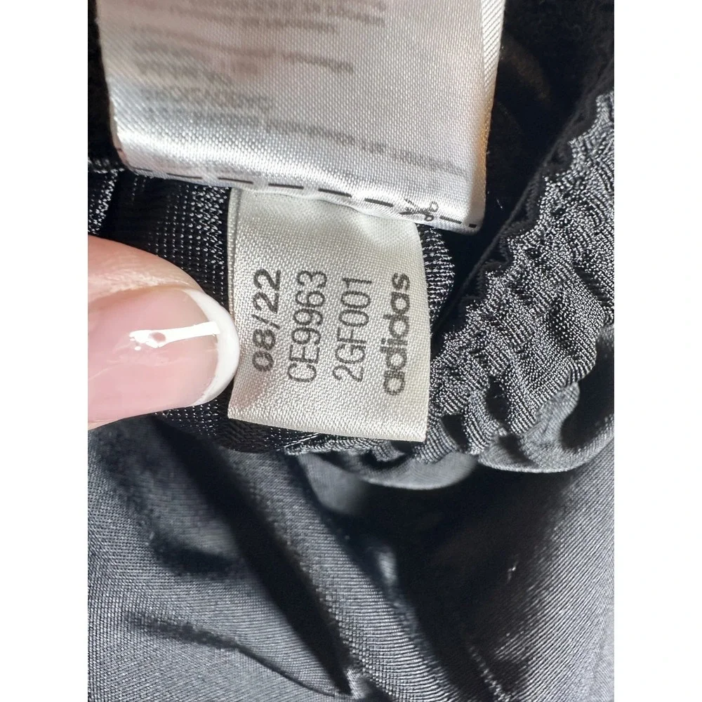 Adidas Three Stripes Tricot Track‎ Pants Black Size M Pull on Logo Athleisure
